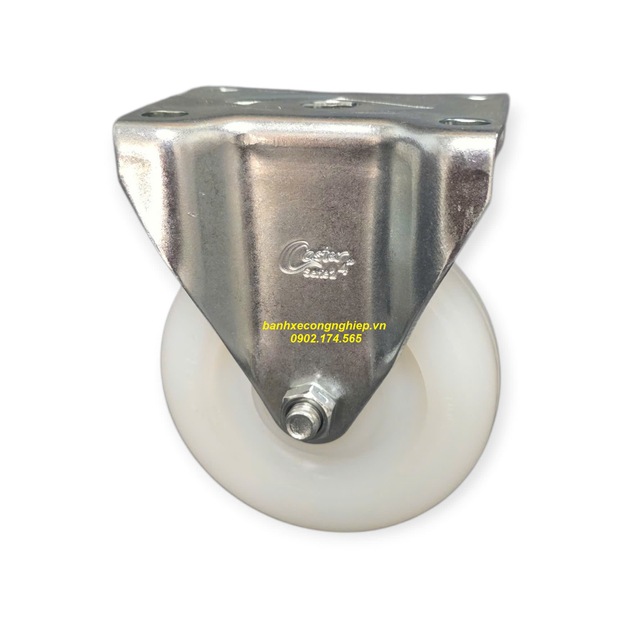 Bánh xe PA100x32 càng thép cố định Caster Serie 2 tiêu chuẩn USA