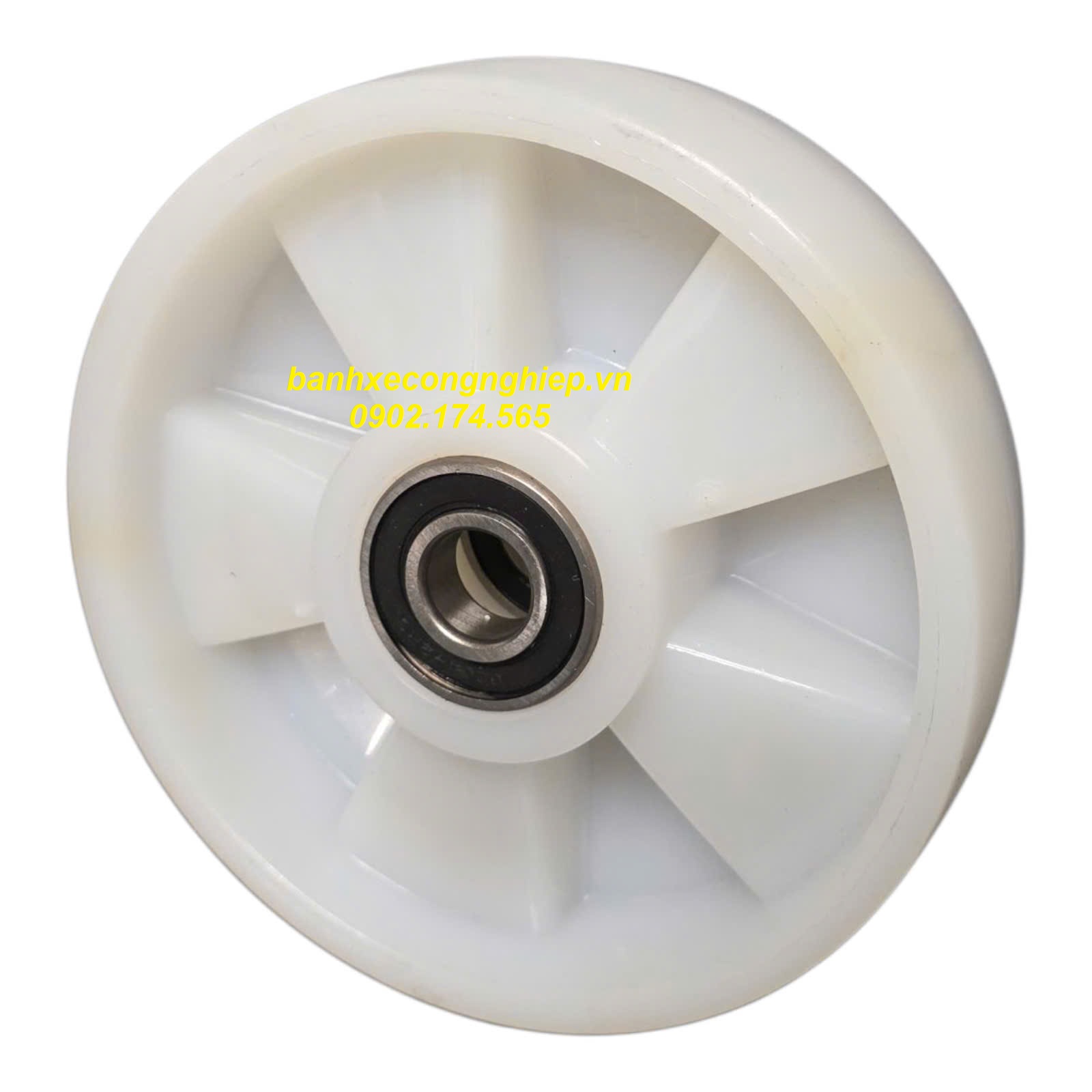 Bánh xe nâng tay Nylon 180x50